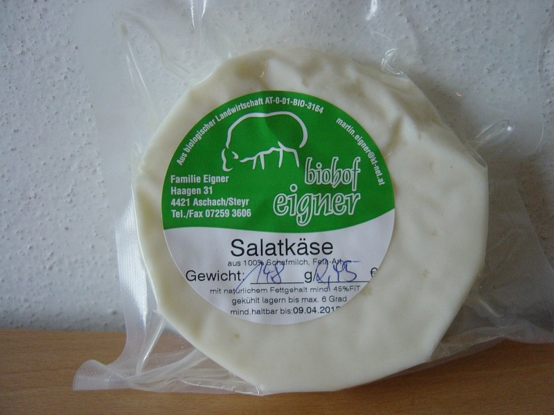 Salatkäse  Feta-ähnlich (€ 2,73/100g)