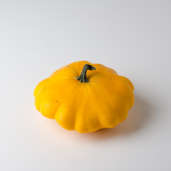Kürbis Patisson gelb